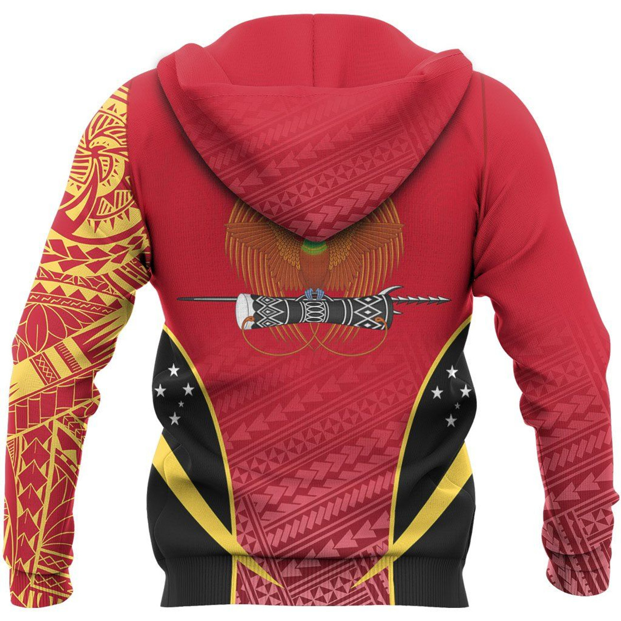 Papua New Guinea Active Special Hoodie - Papua New Guinea Flag Polynesian Tattoo