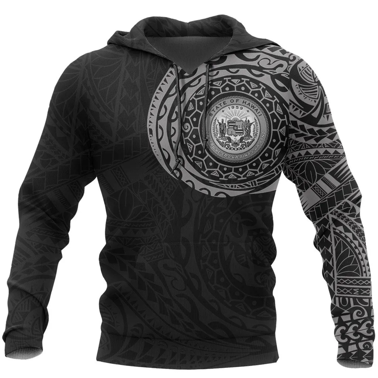 Hawaii Hoodie - Hawaii Seal Polynesian Tattoo Style Special