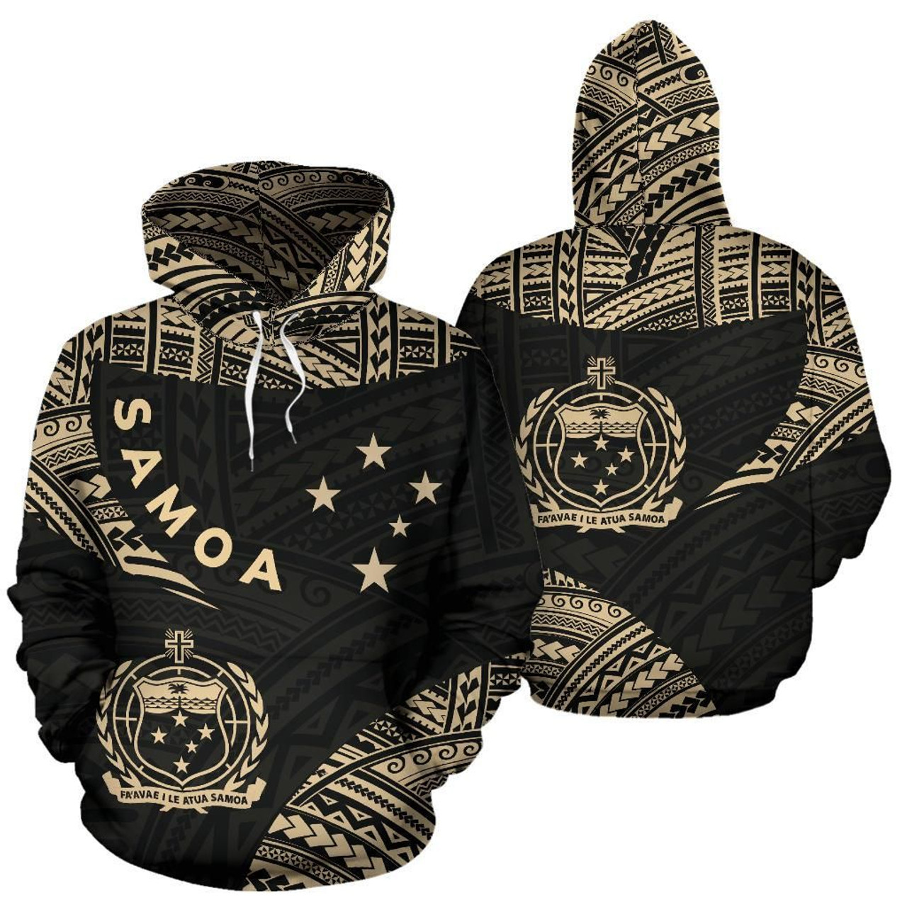 Samoa Hoodie - Samoa Coat Of Arms Endless