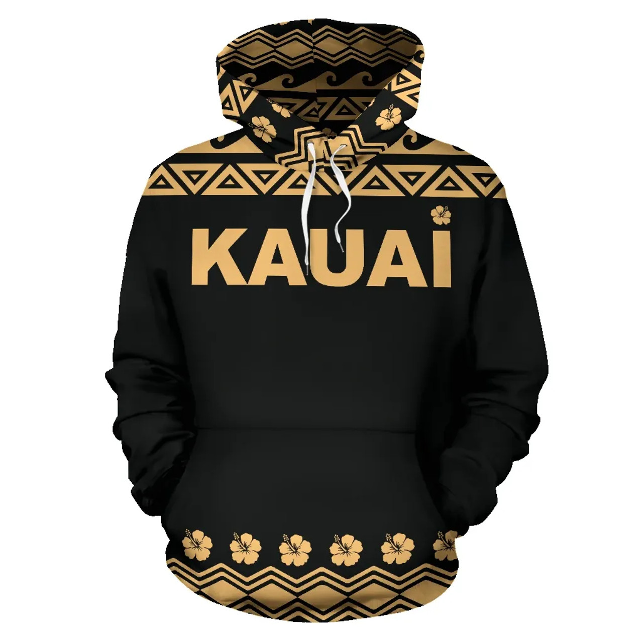 Kauai All Over Hoodie - Polynesian Turtle Hoodie