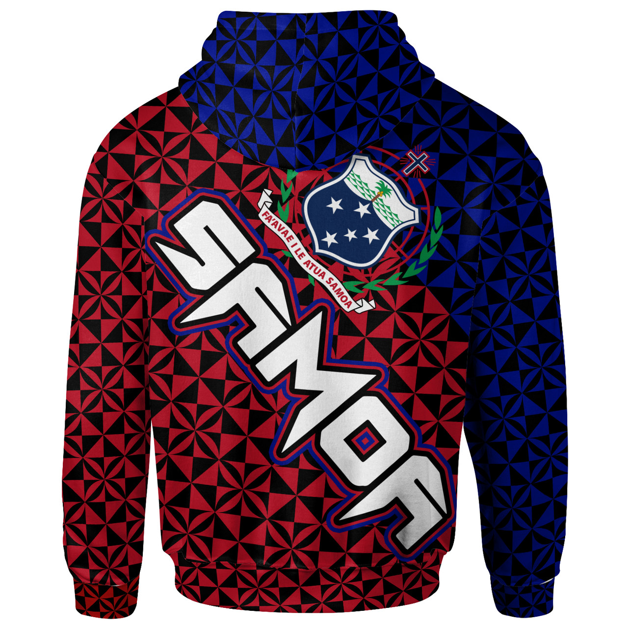 Samoa Hoodie - Samoa Coat Of Arm