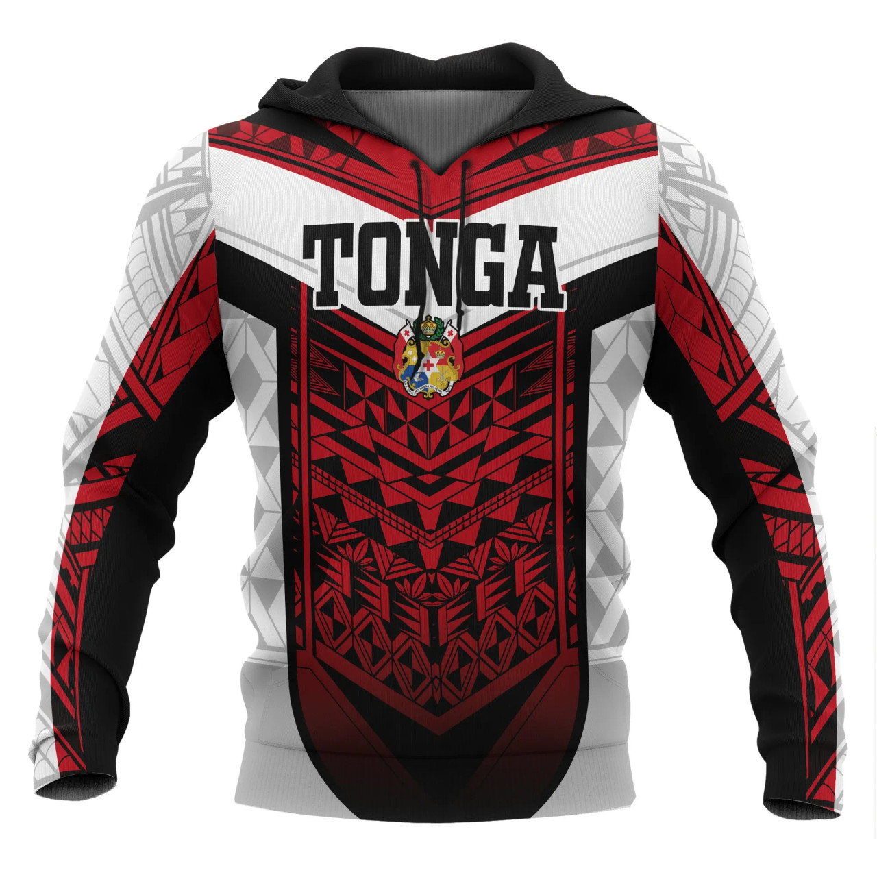 Tonga Polynesian Hoodie - Tongan Pattern