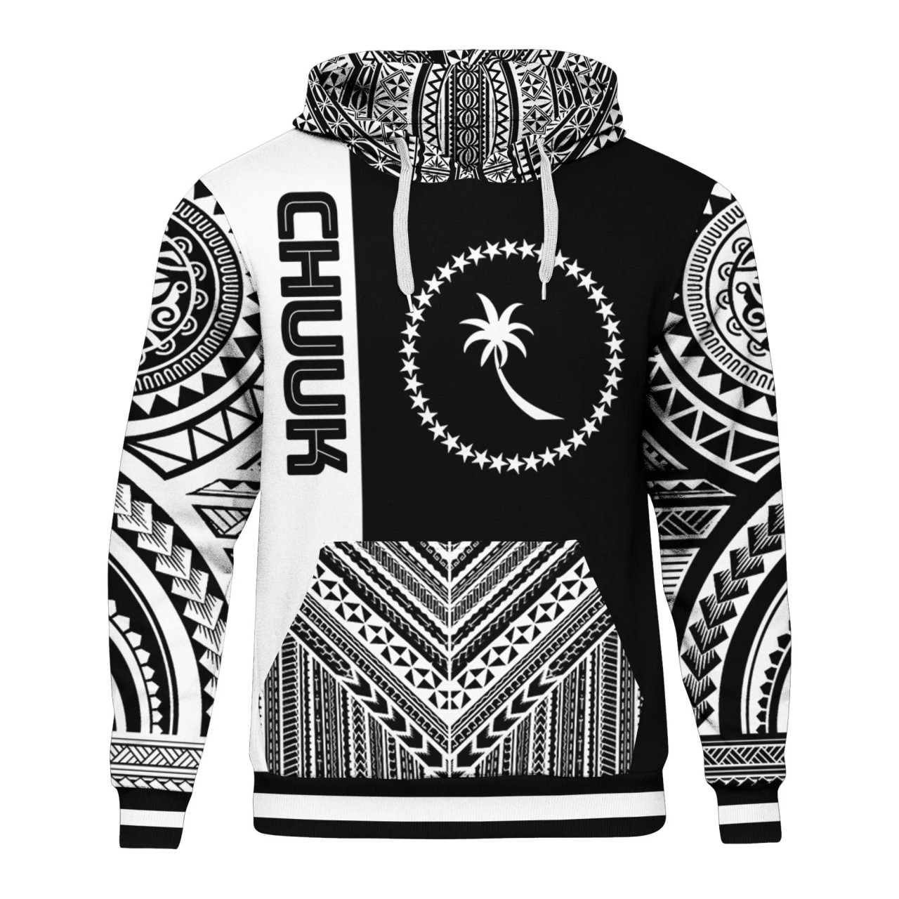 Chuuk Hoodie - Polynesian Special Black Style