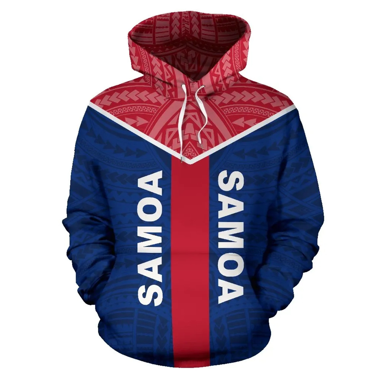 Samoa Hoodie - Samoa Coat Of Arms Polynesian Tattoo