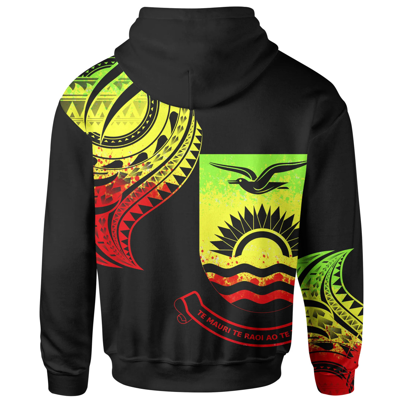 Kiribati Hoodie - Kiribati Tatau Reggae Patterns