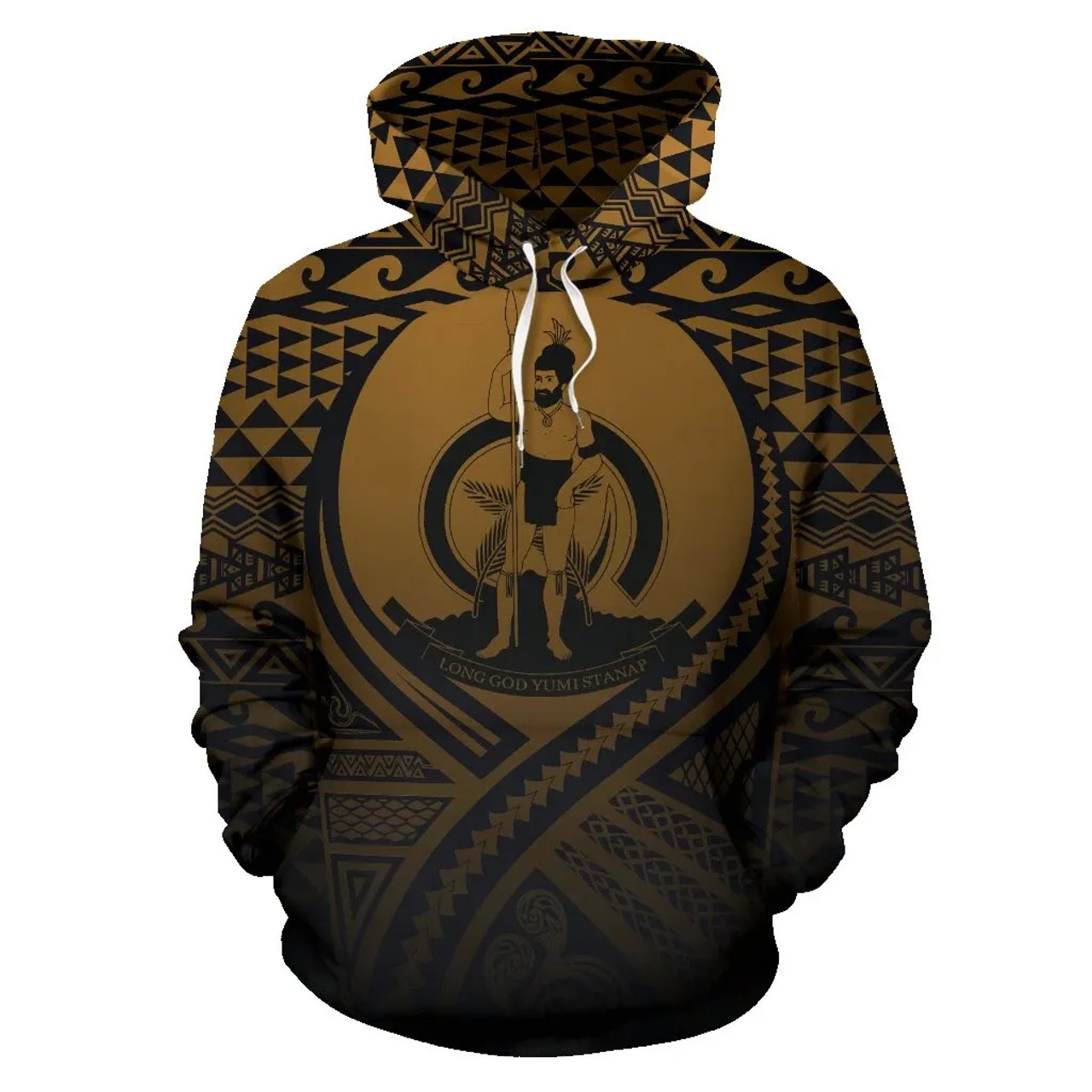 Vanuatu All Over Hoodie Lift Up Gold