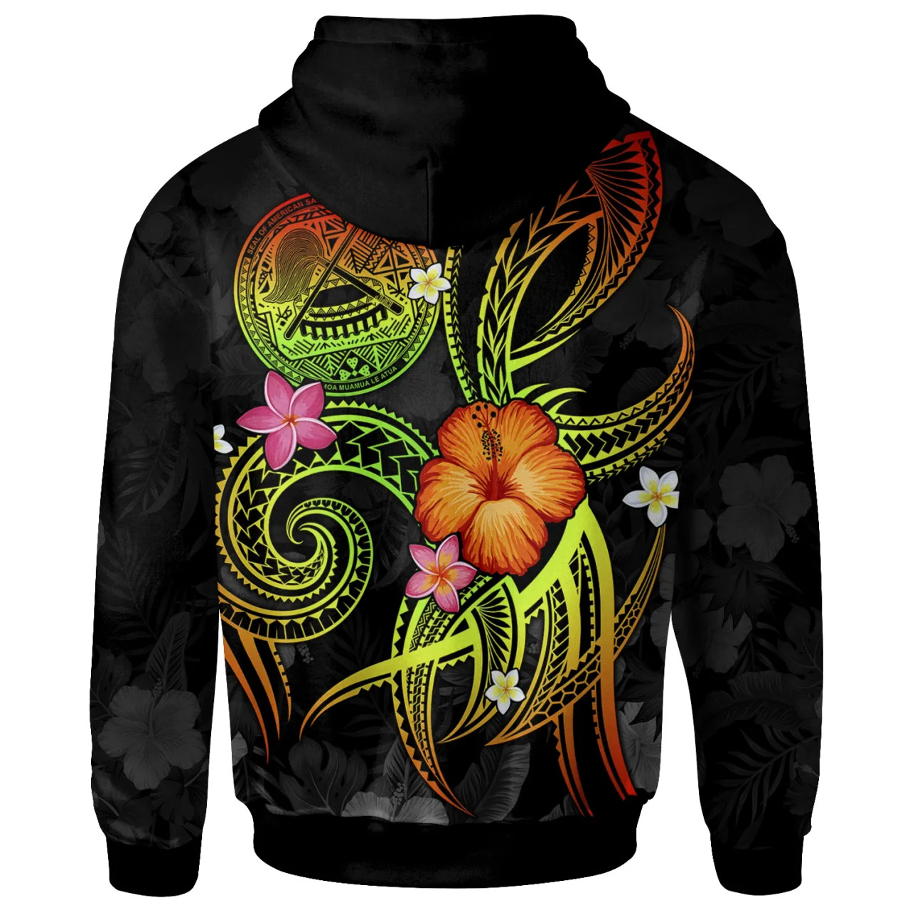 American Samoa Polynesian Hoodie - Legend of American Samoa (Reggae)