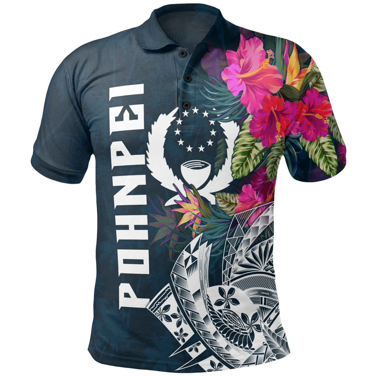 Pohnpei Polo Shirt  - Pohnpei Summer Vibes 1