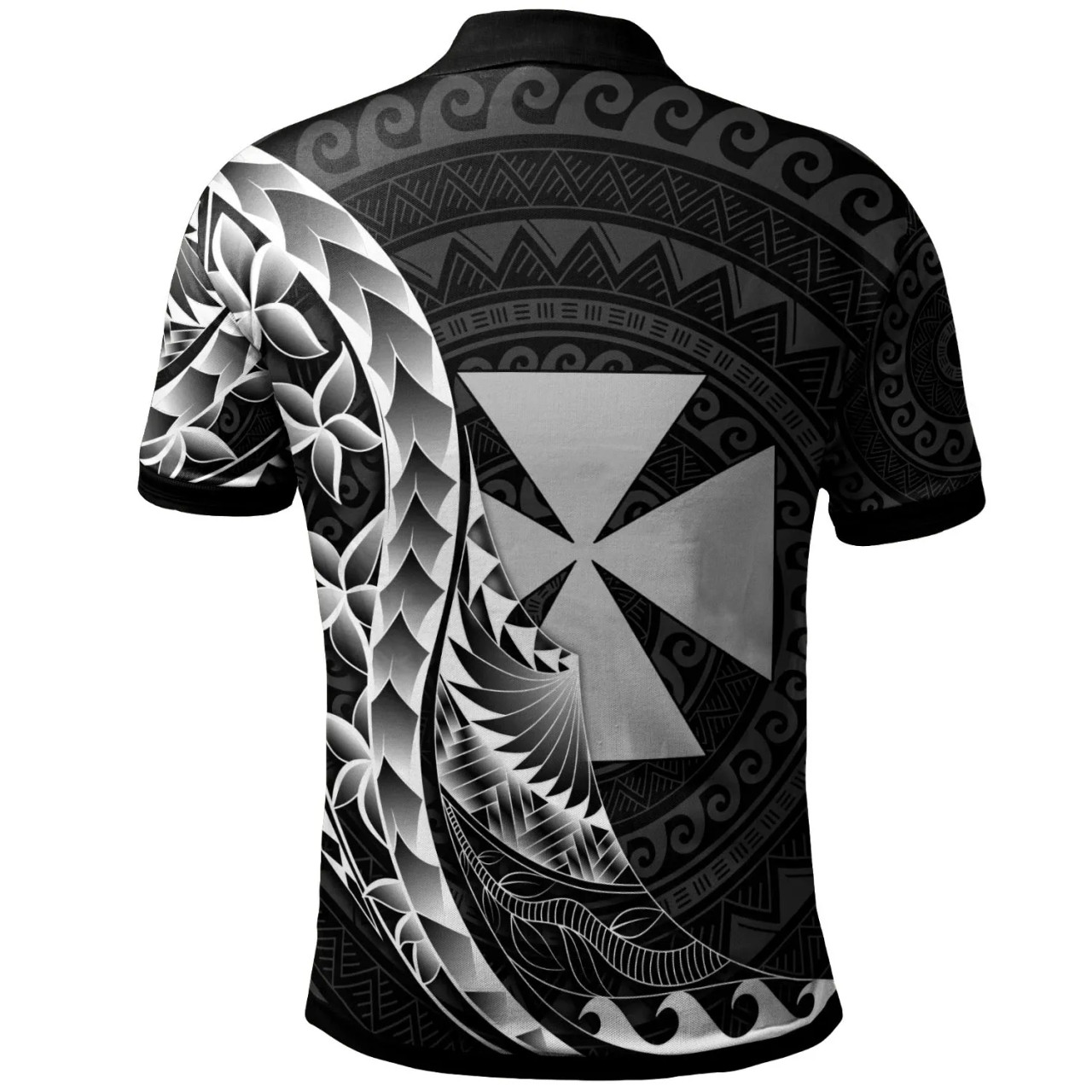 Wallis and Futuna Polo Shirt - Polynesian Pattern Style 2