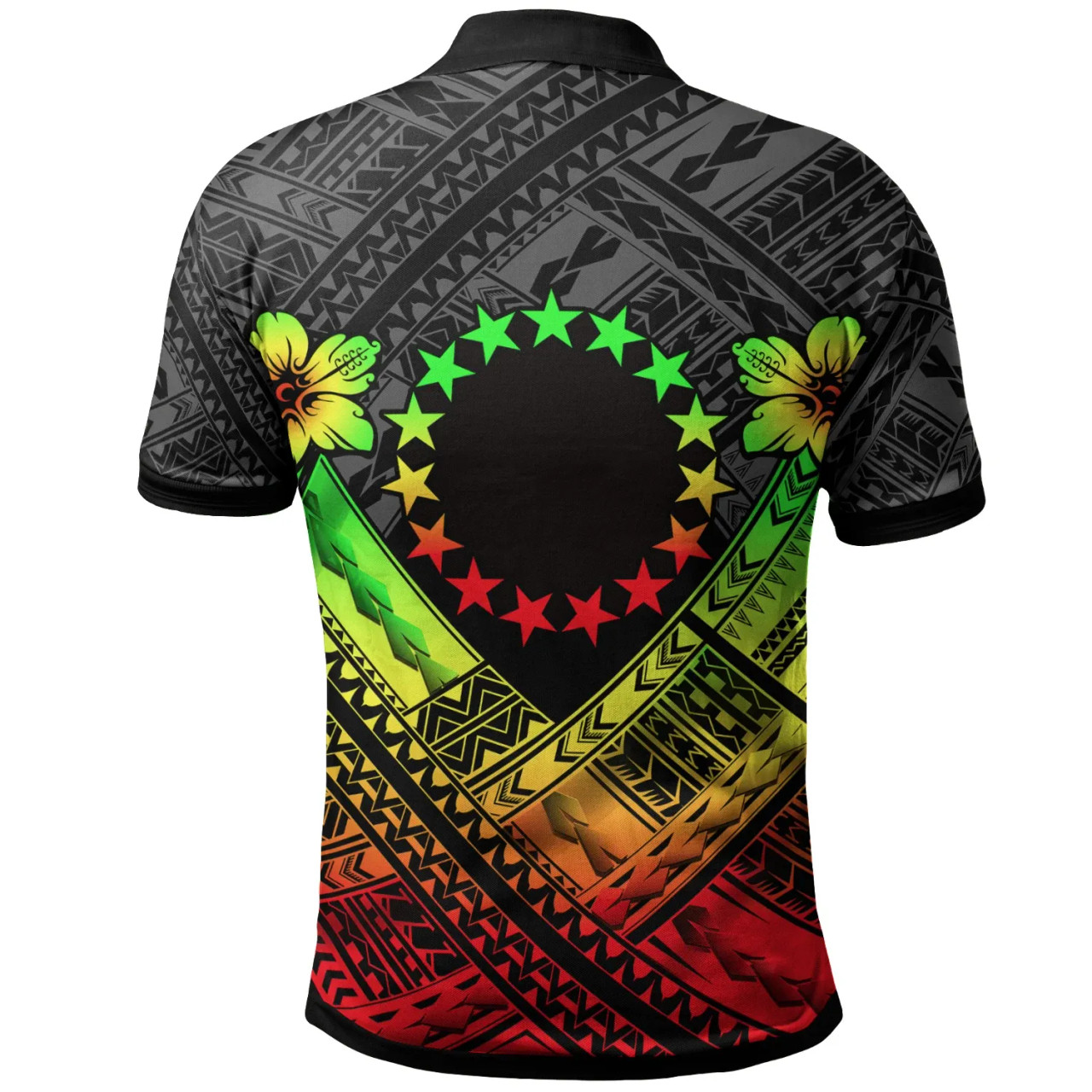 Cook Islands Polynesian Polo Shirts - Cook Islands Reggae Seal Camisole Hibiscus Style 2