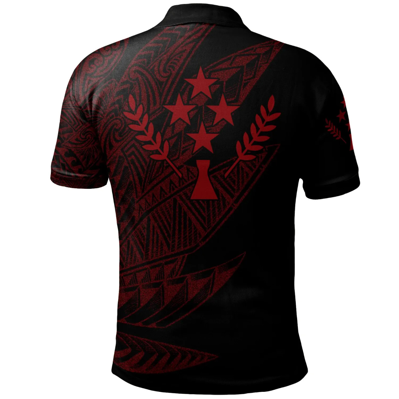 Kosrae State Polo Shirt - Legends Are Born In Red Color 2