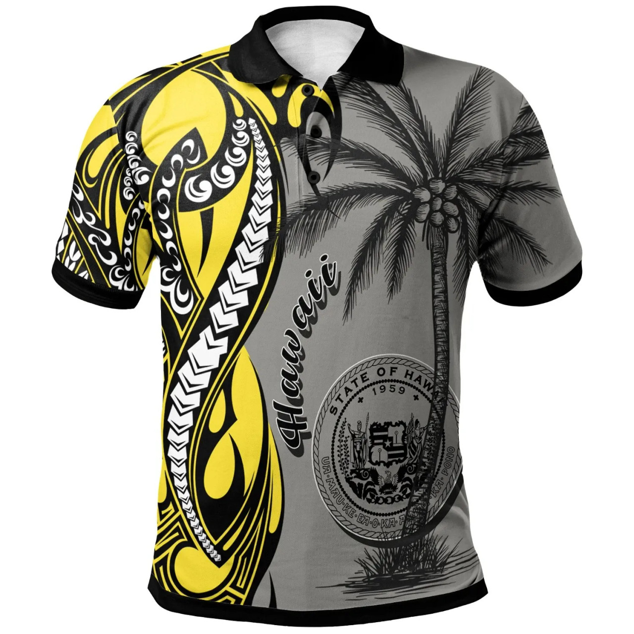 Hawaii Polo Shirt - Classical Coconut Tree 1