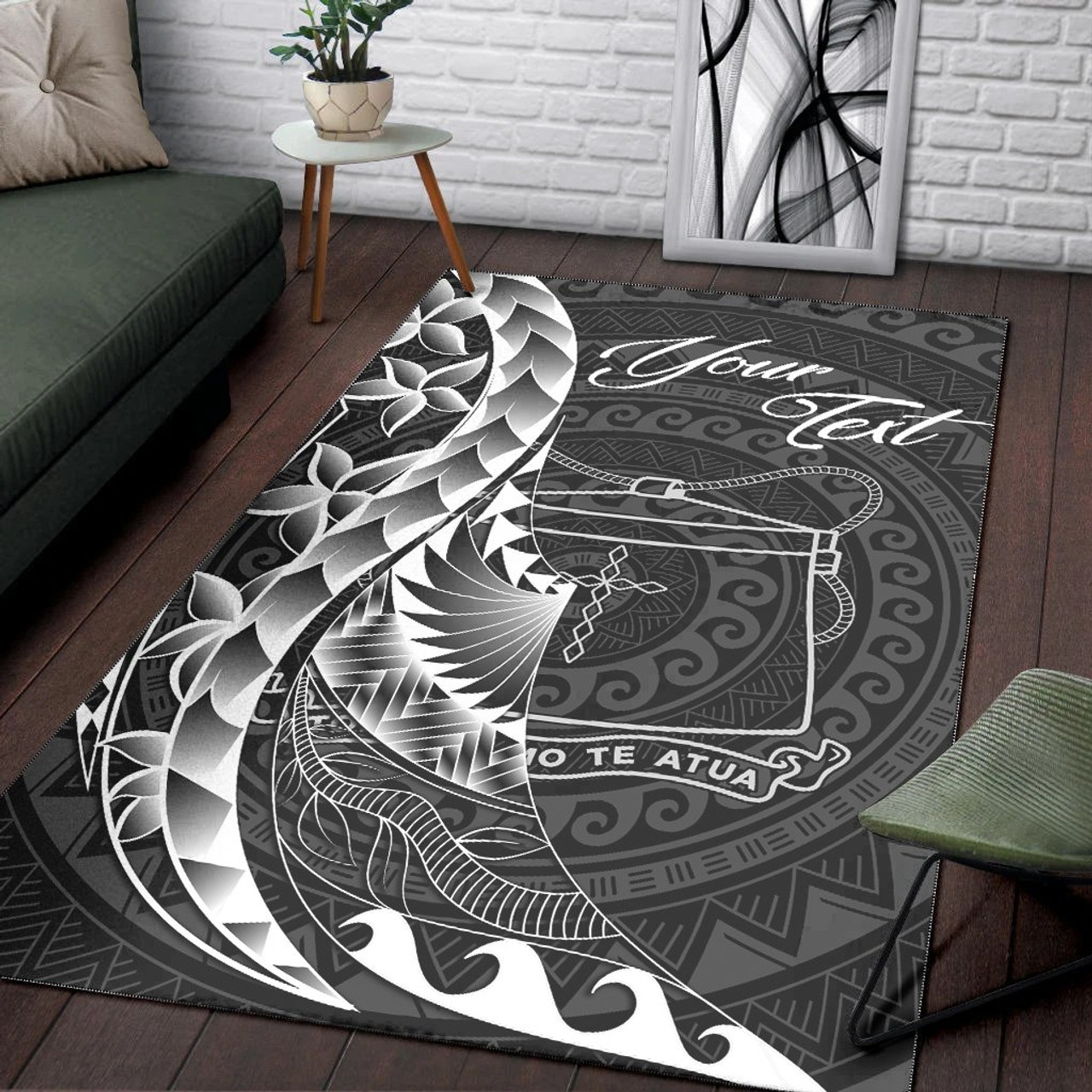 Tokelau Area Rug - Custom Personalised Polynesian Pattern Style Polynesian 1