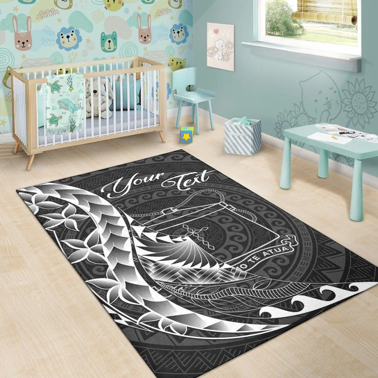 Tokelau Area Rug - Custom Personalised Polynesian Pattern Style Polynesian 5