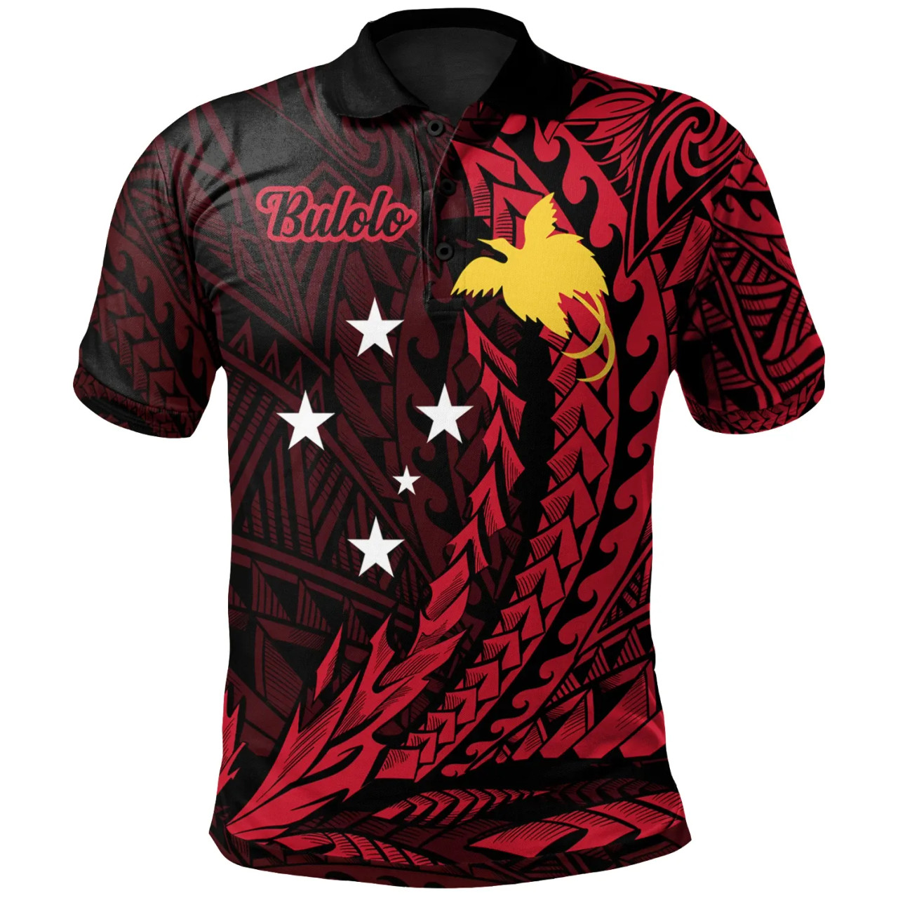 Papua New Guinea Polo Shirt - Bulolo Wings Style 1