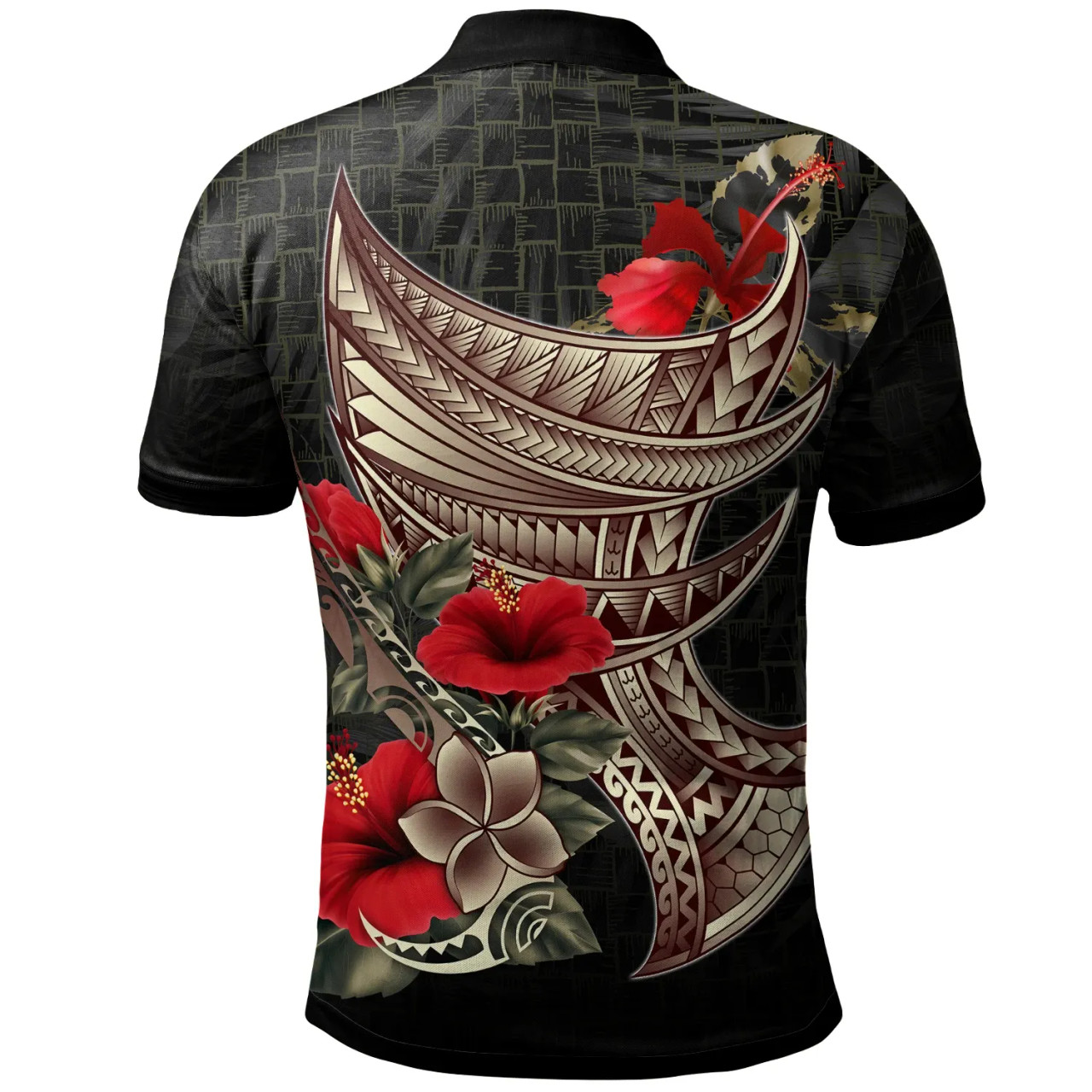 Hawaii Custom Personalised PoLo Shirt - Kanaka Maoli Polynesian Tribal Tatoo 2