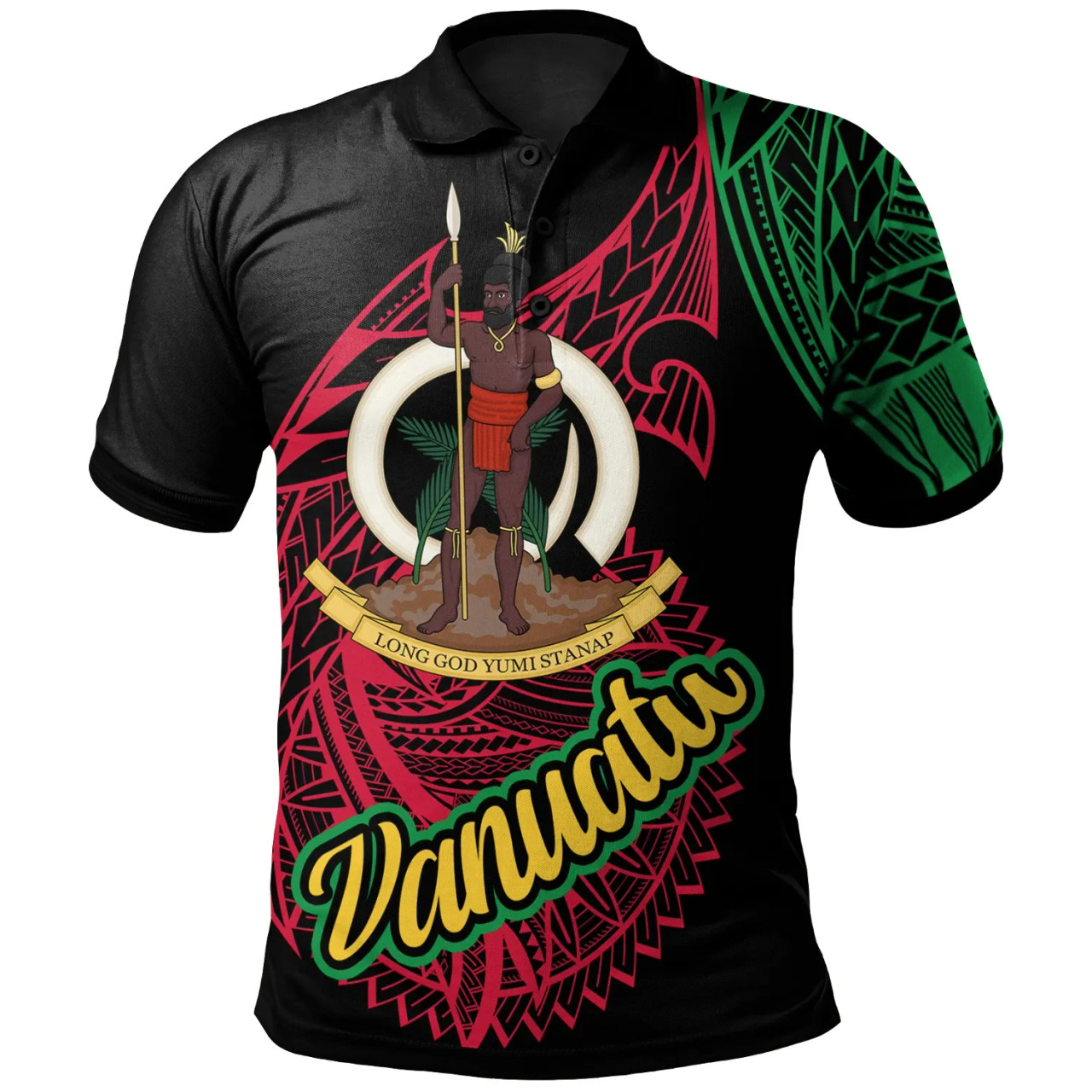 Vanuatu Polo Shirt - Vanuatu Seal Of Vanuatu Special Style 1