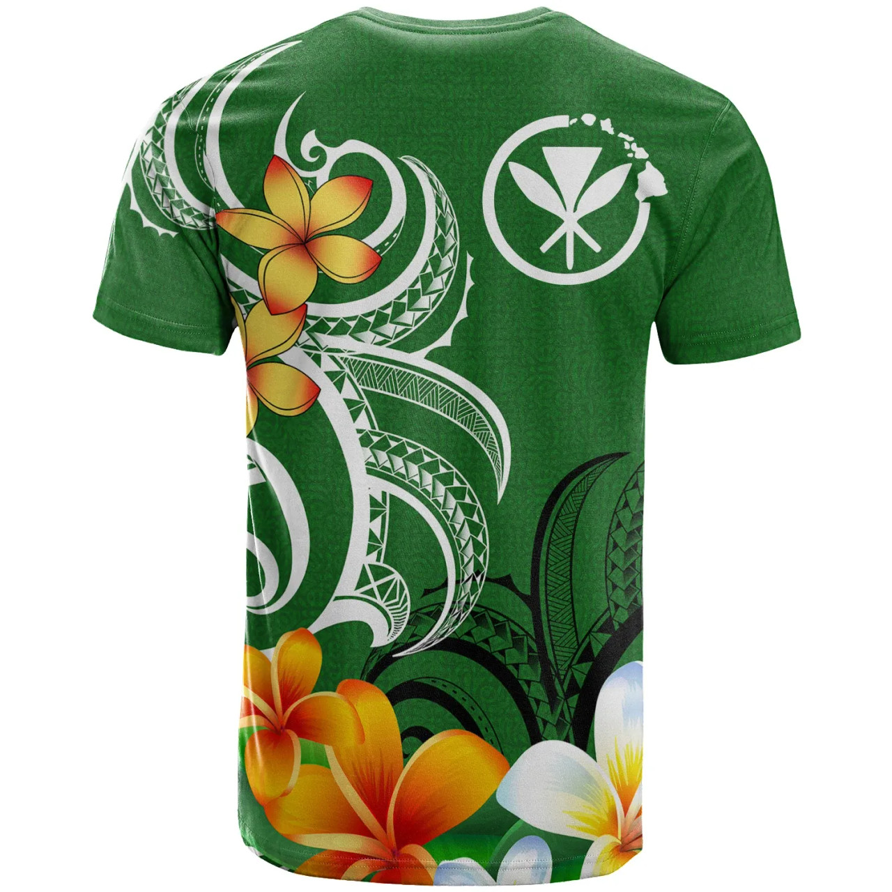 Hawaii Kanaka Maoli T-Shirts - Hawaiian Spirit Green 2