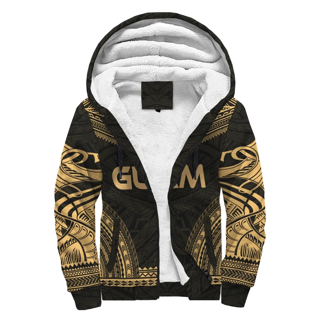 Guam Sherpa Hoodie - Polynesian Chief Gold Version 1