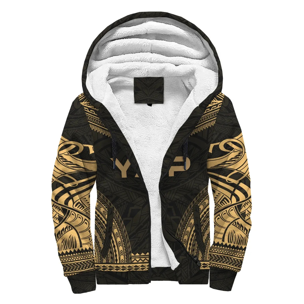 Yap Sherpa Hoodie - Polynesian Chief Gold Version 1