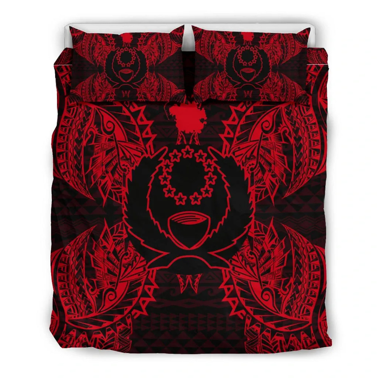 Pohnpei Micronesian Bedding Set - Red Tentacle Turtle 4