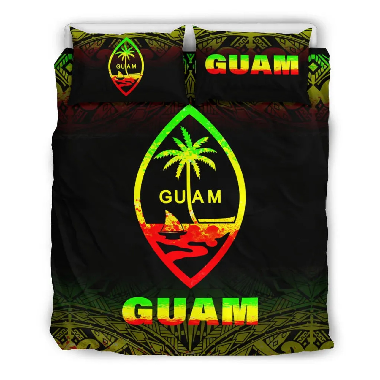 Guam Duvet Cover Set - Reggae Fog Style 2