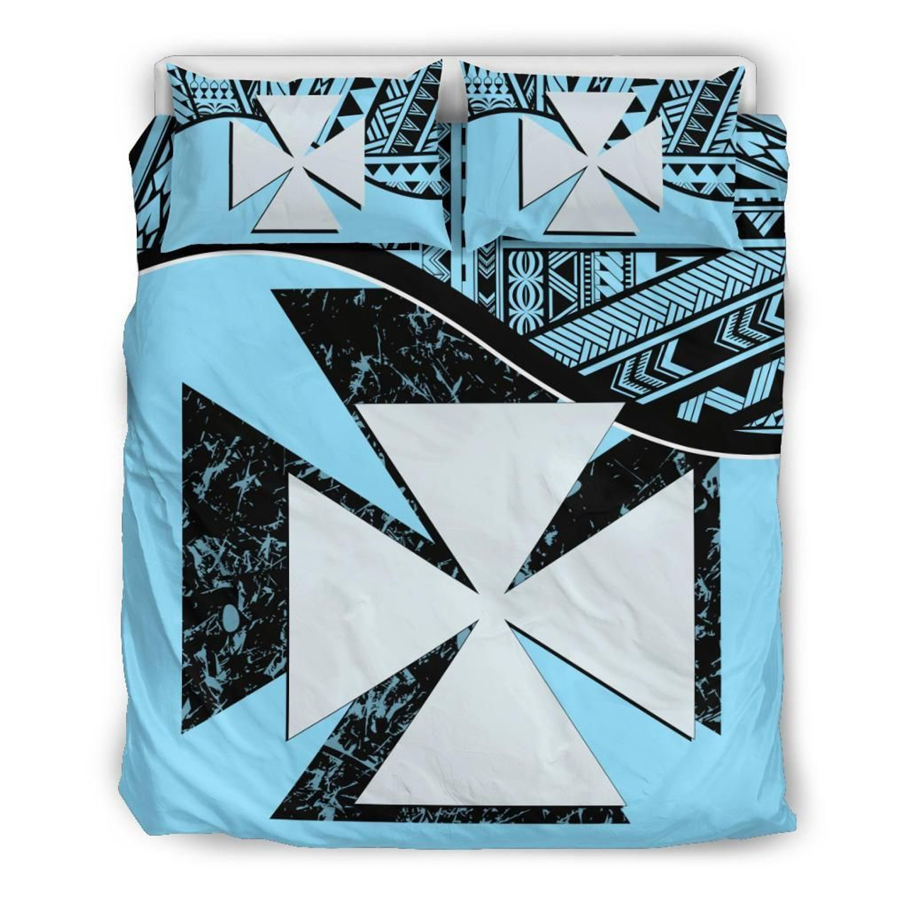 Wallis And Futuna Duvet Cover Set - Wallis And Futuna Coat Of Arms Blue 2