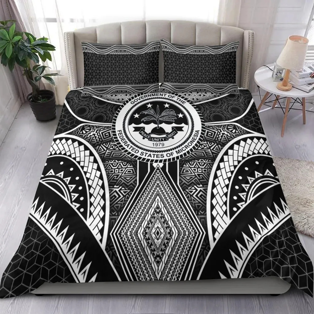 New Caledonia Bedding Set - Gold Tentacle Turtle 6