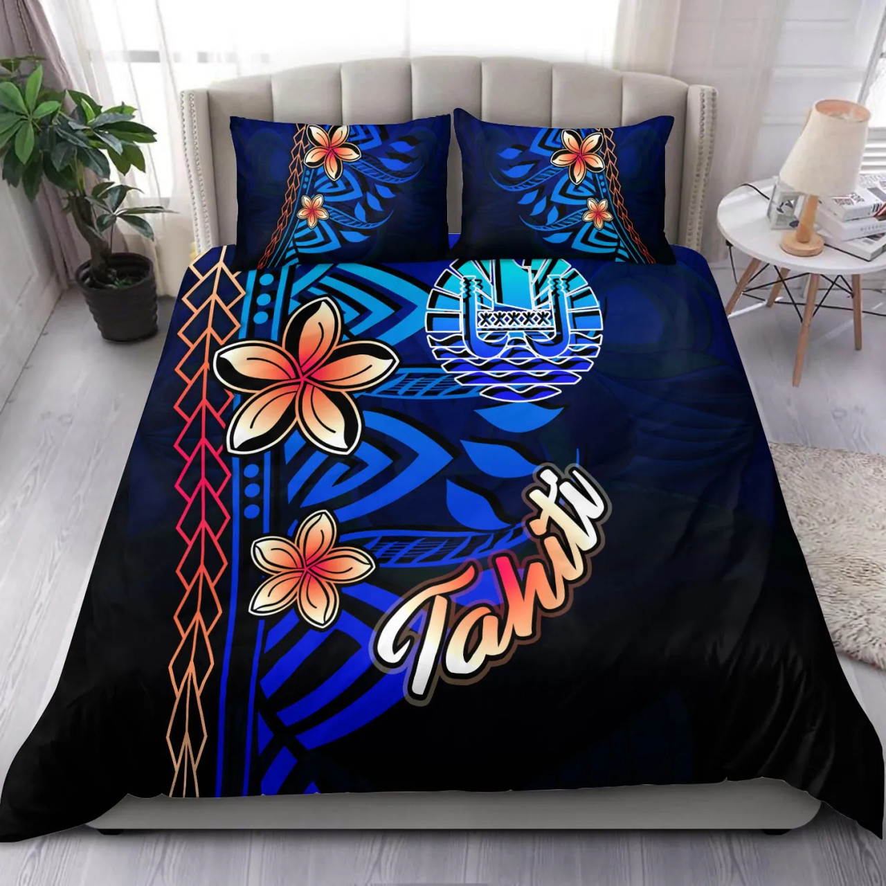 Pohnpei Bedding Set - Vintage Tribal Mountain 1