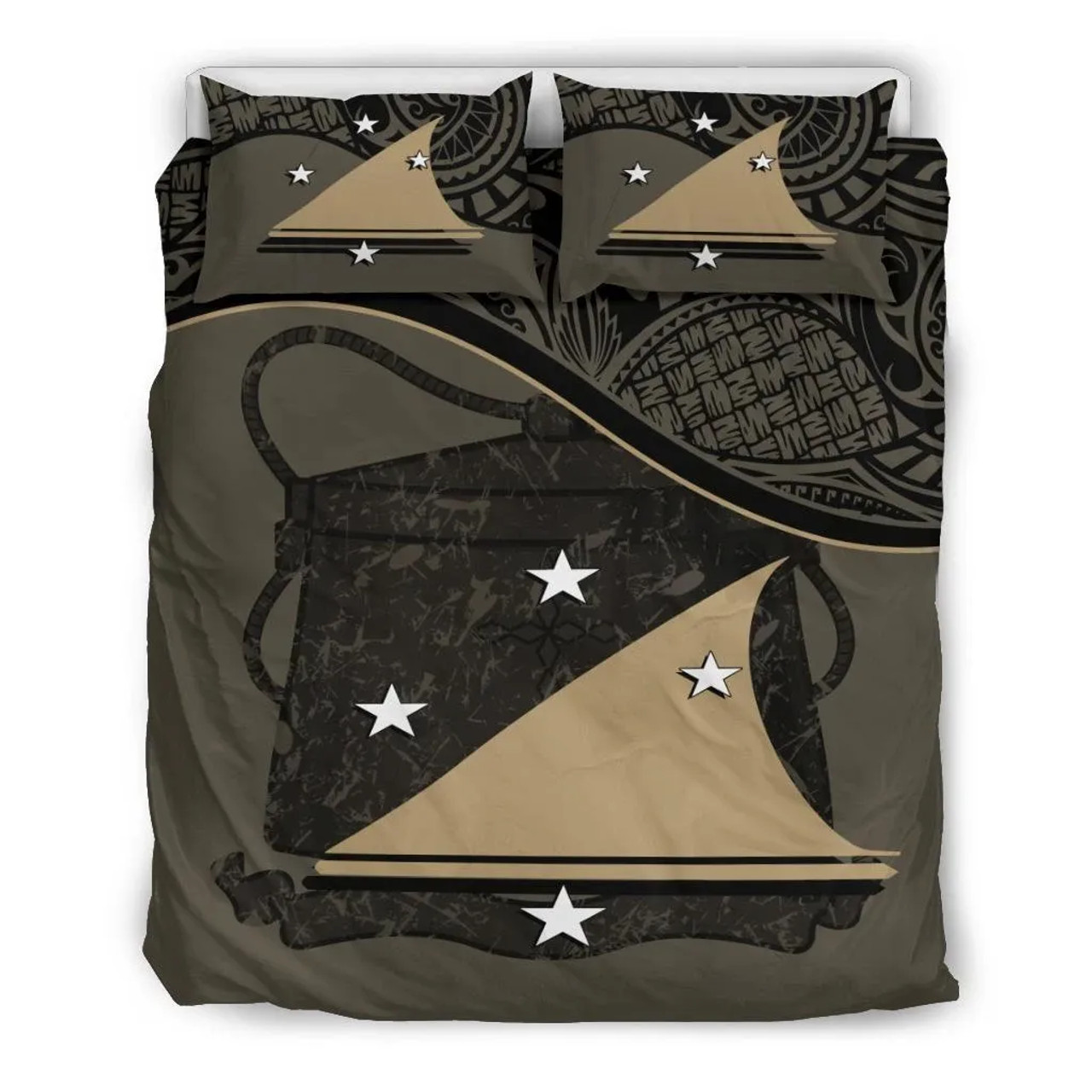 Tokelau Duvet Cover Set - Tokelau Coat Of Arms Brown 2