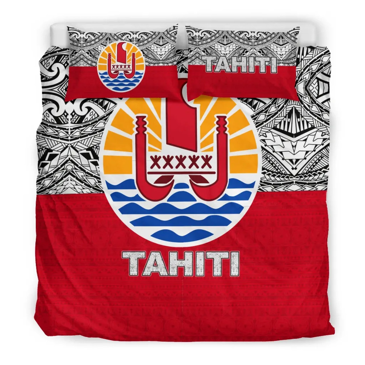 Tahiti Duvet Cover Set - Polynesian Design 1