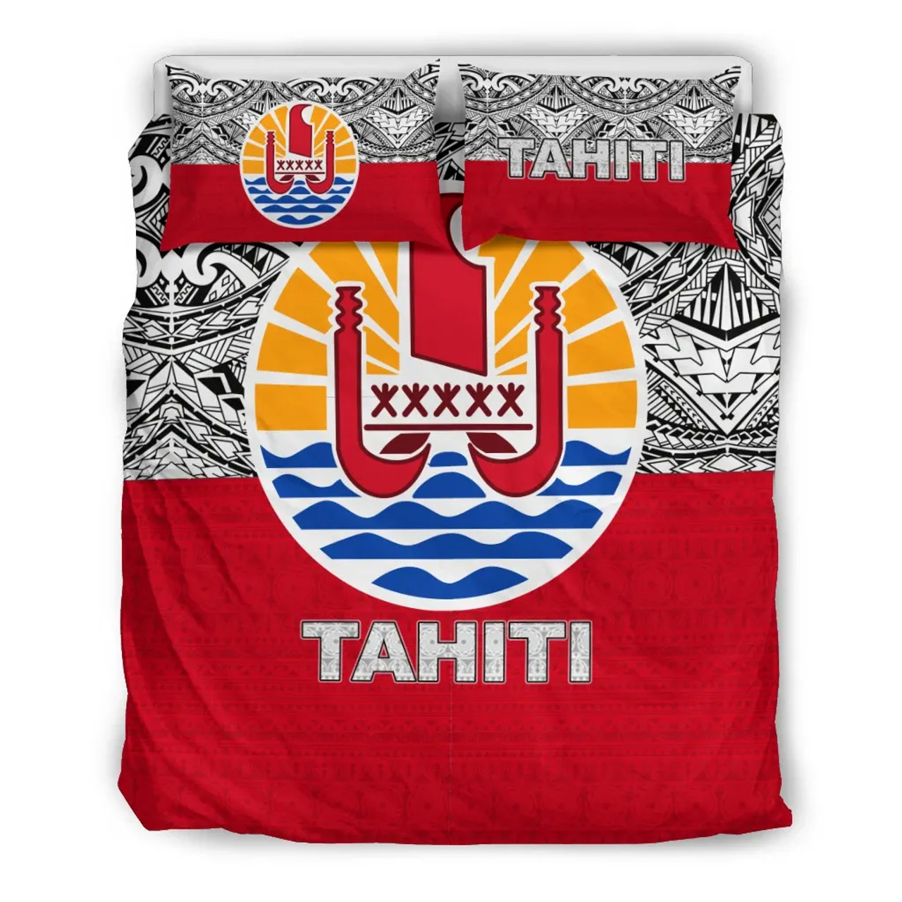 Tahiti Duvet Cover Set - Polynesian Design 2