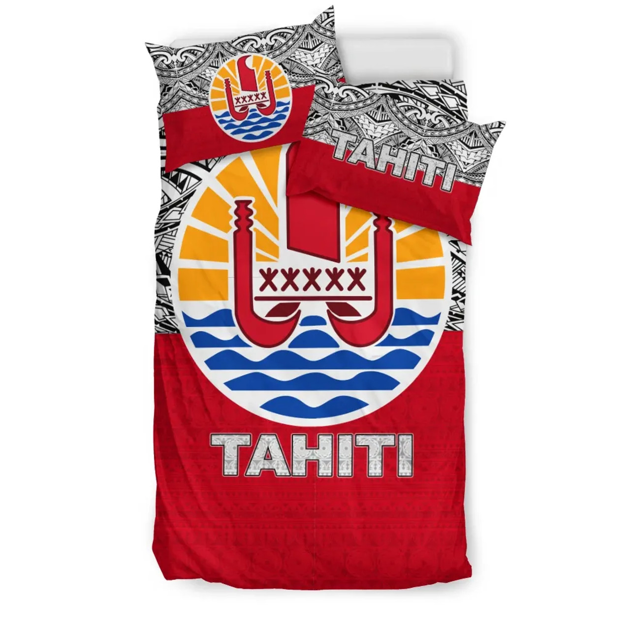 Tahiti Duvet Cover Set - Polynesian Design 3
