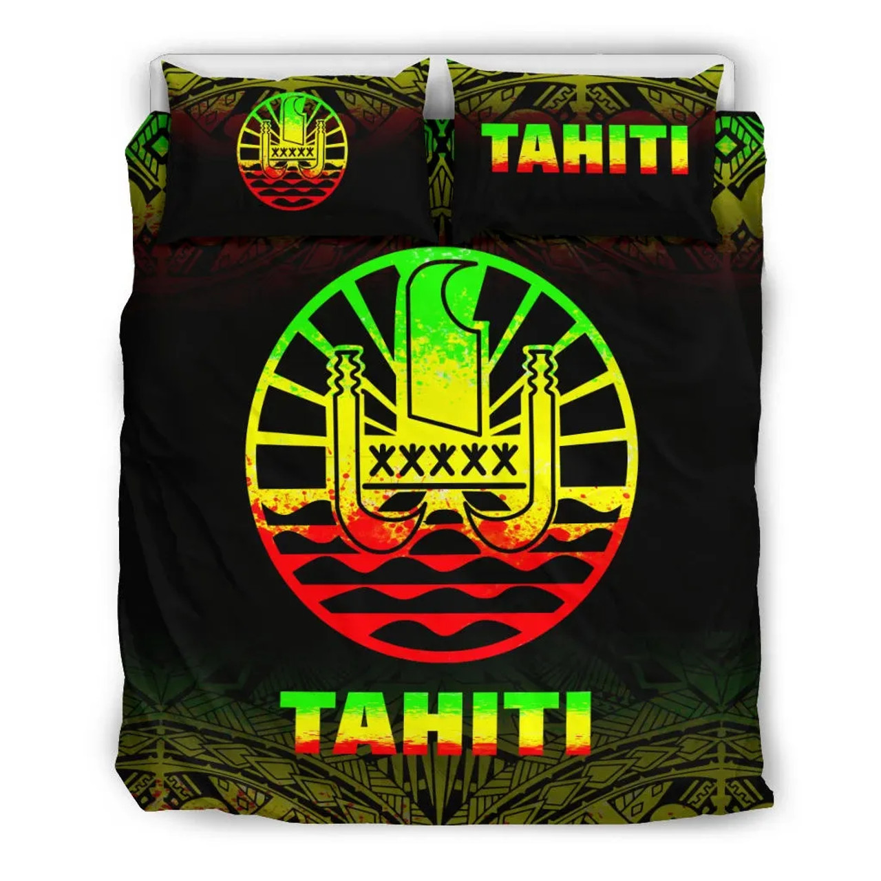 Tahiti Duvet Cover Set - Reggae Fog Style 2