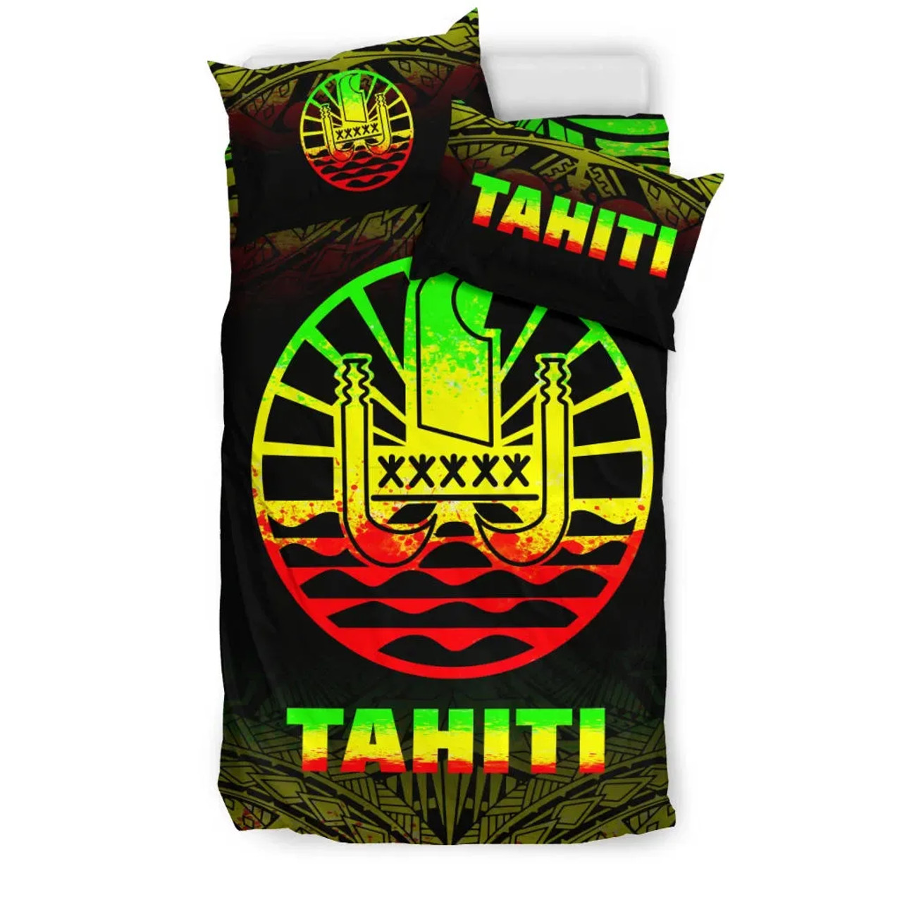 Tahiti Duvet Cover Set - Reggae Fog Style 3