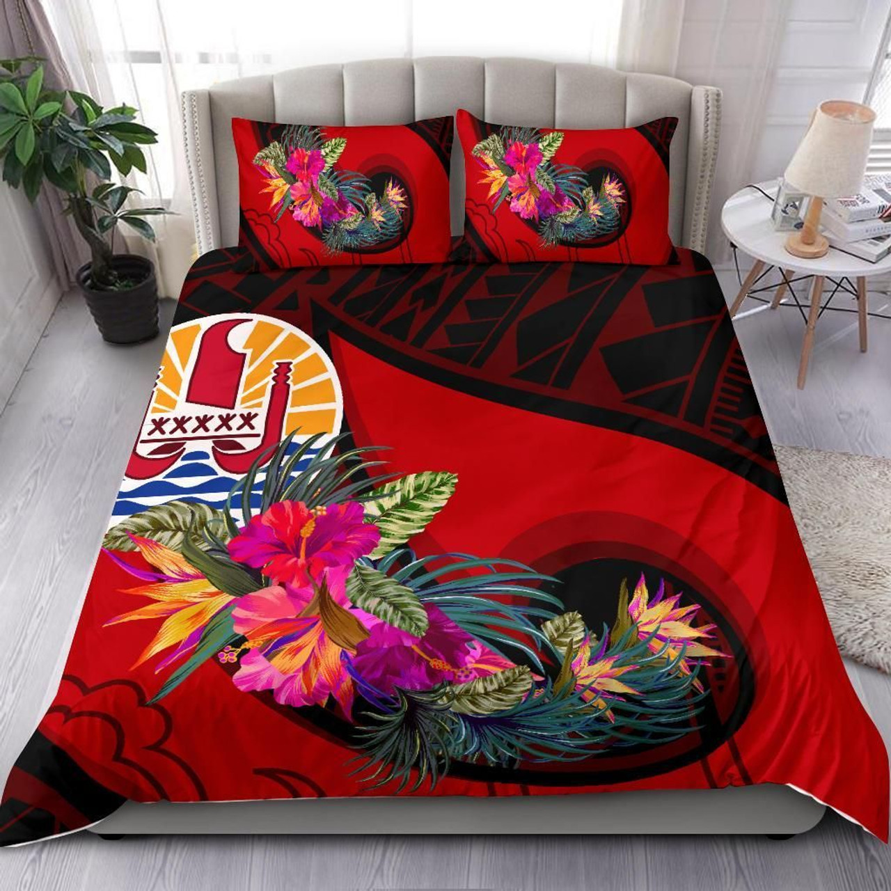 Niue Bedding Set - Turtle Plumeria Banana Leaf 5