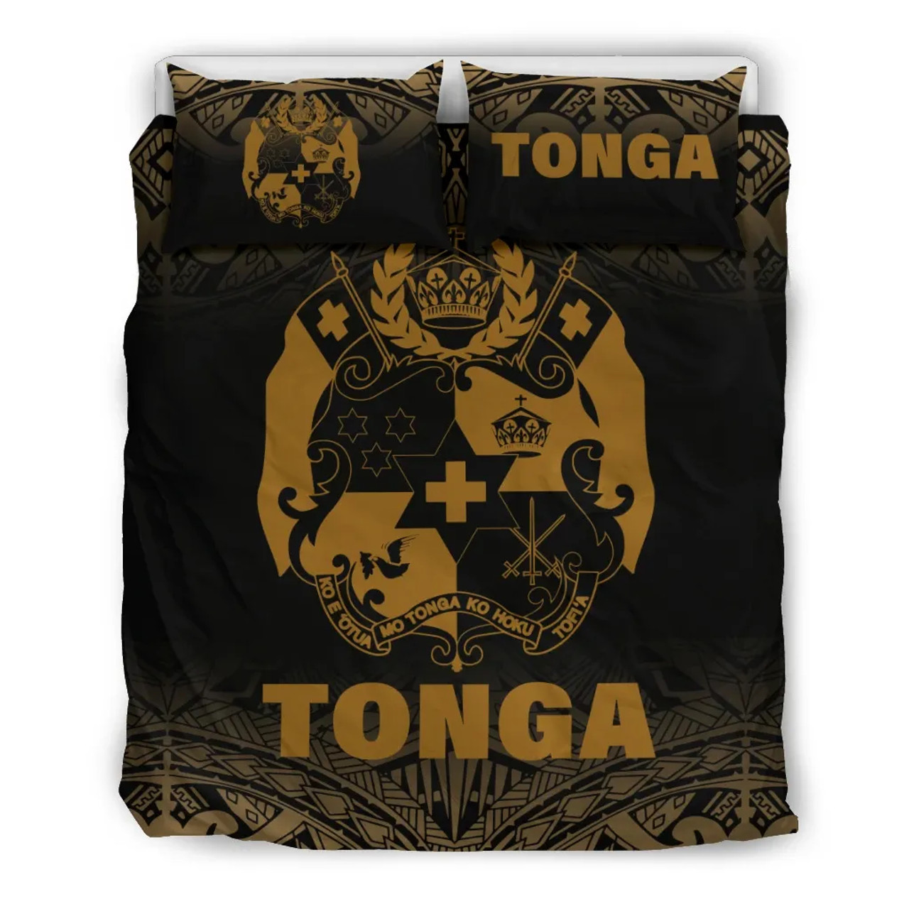 Tonga Duvet Cover Set - Gold Fog Style 2