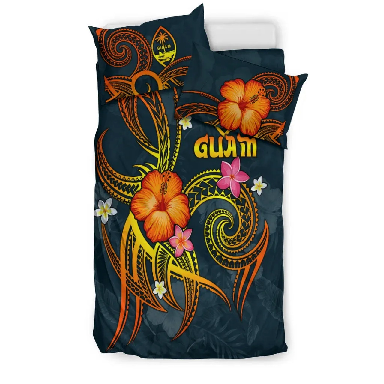 Guam Polynesian Bedding Set - Legend Of Guam (Blue) 2