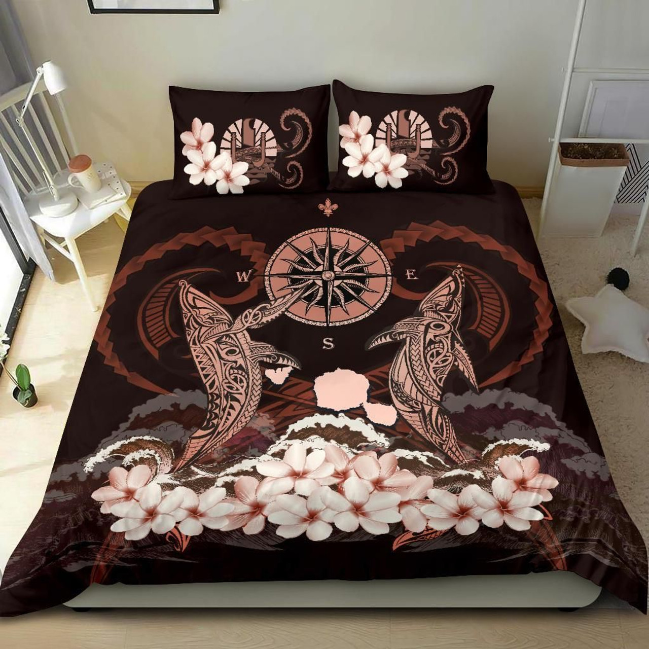 Solomon Islands Duvet Cover Set - Solomon Islands Coat Of Arms Premium 4