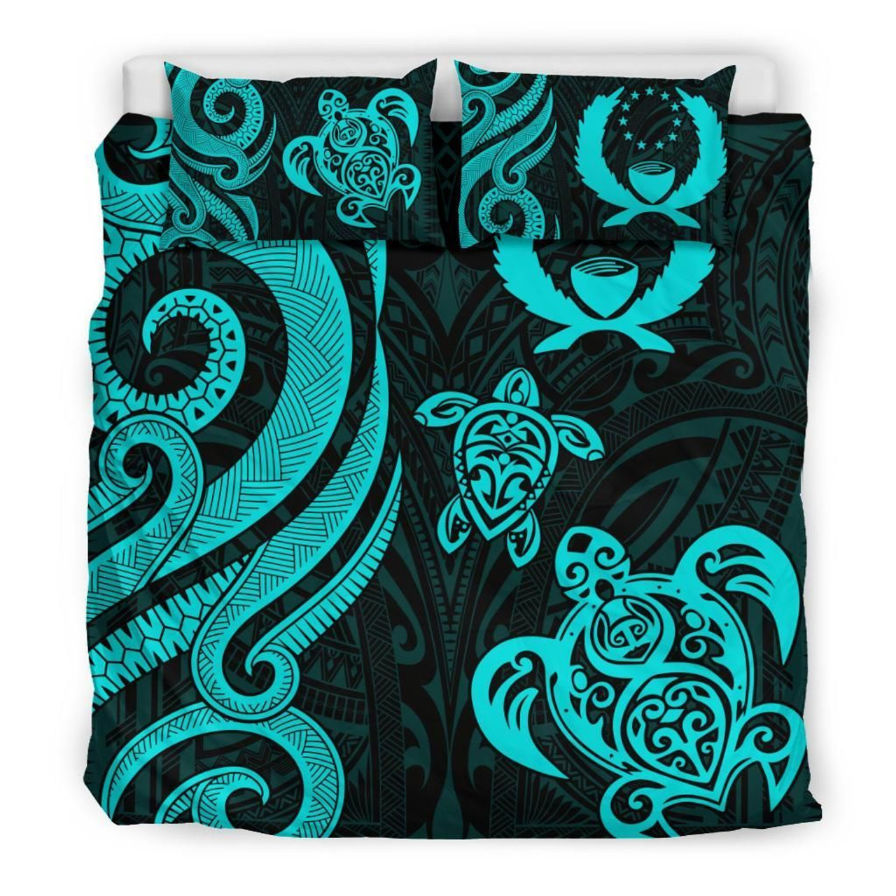 Yap Micronesia Bedding Set - Swordfish With Hibiscus4