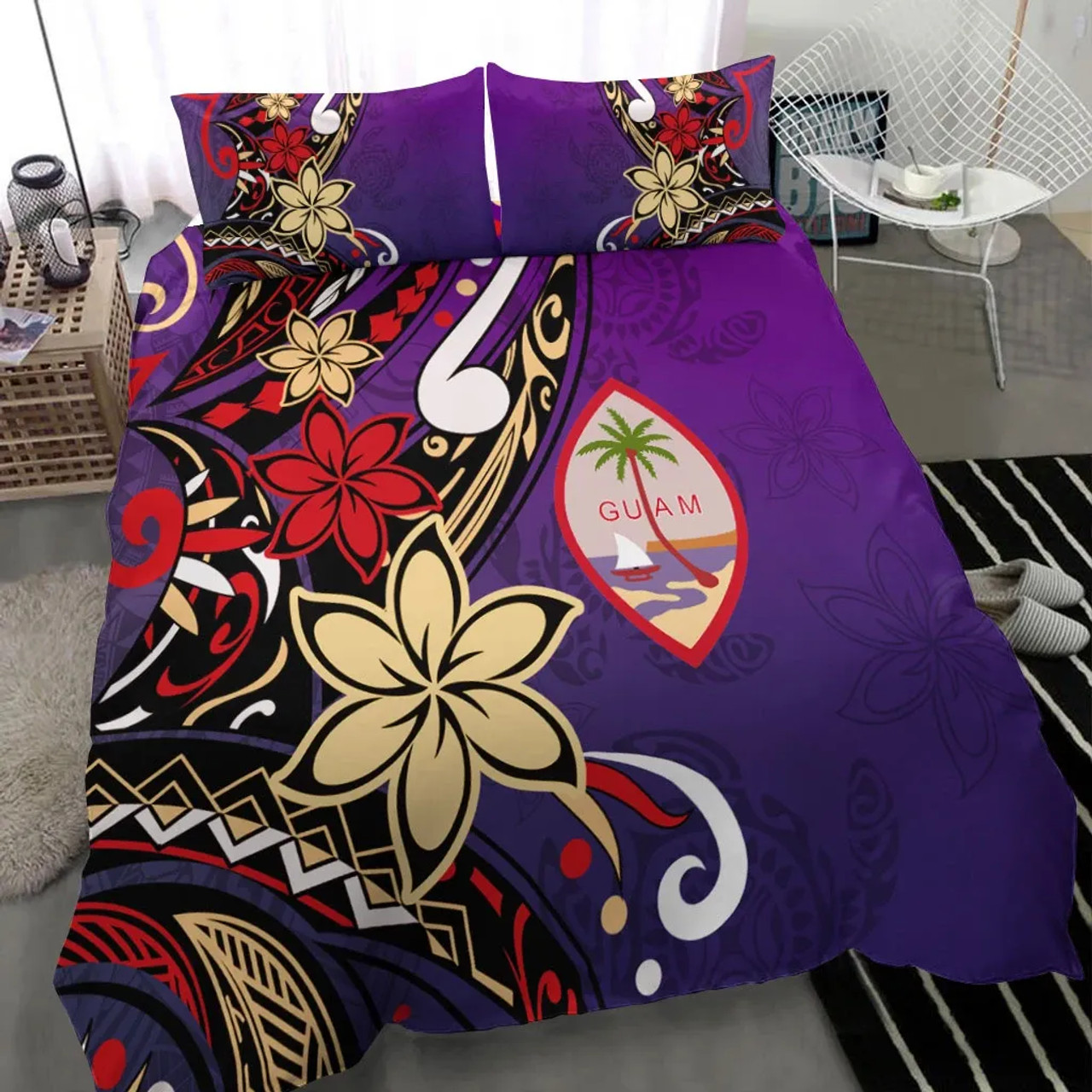 Polynesian Hawaii Bedding Set - Ocean Style 6