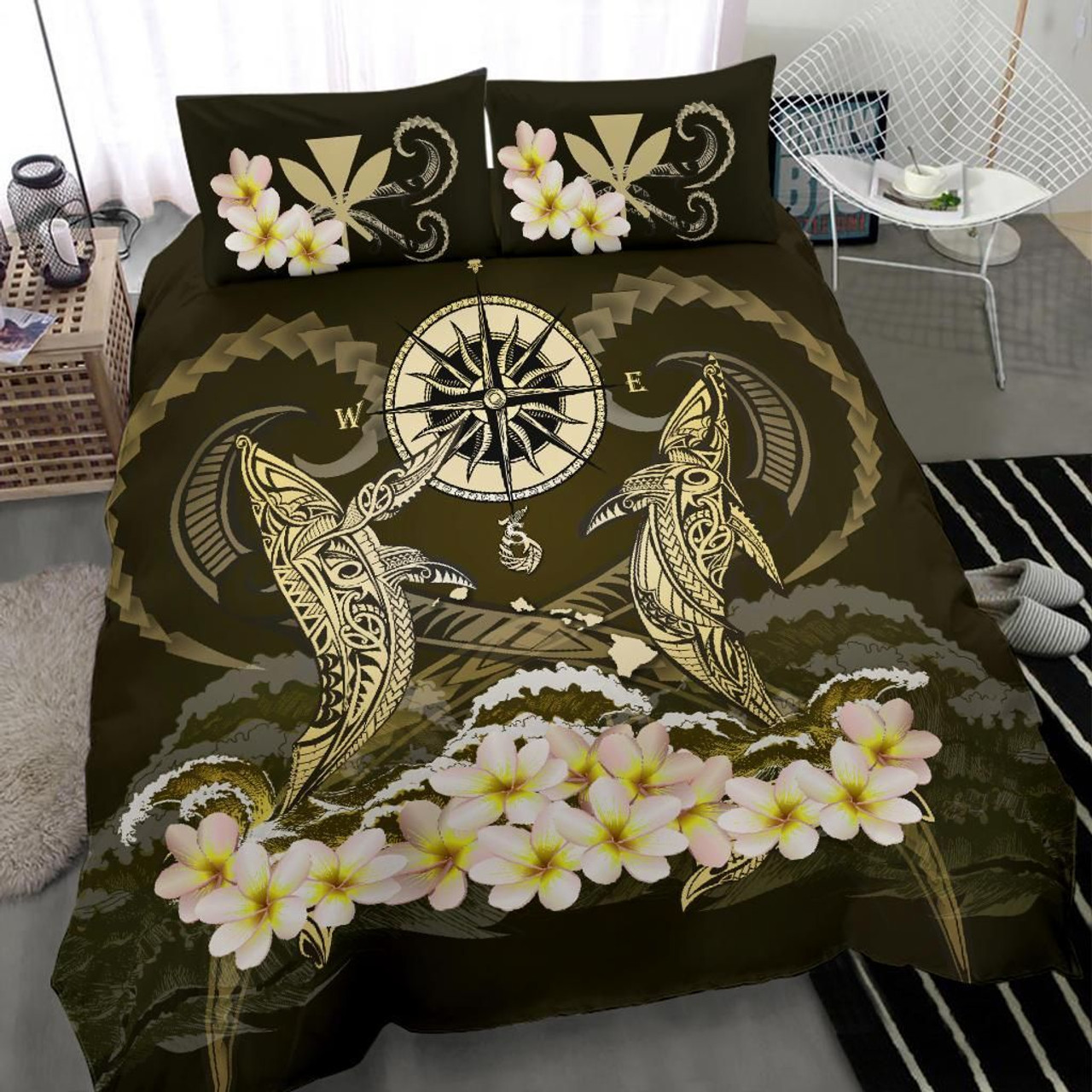 Polynesian Bedding - Hawaii Duvet Cover Polynesian Hibiscus With Summer Vibes 6