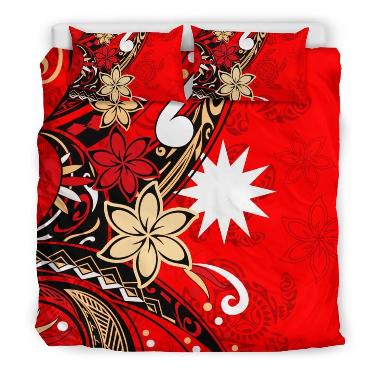 Hawaii Bedding Set - Polynesian Girls With Shark4