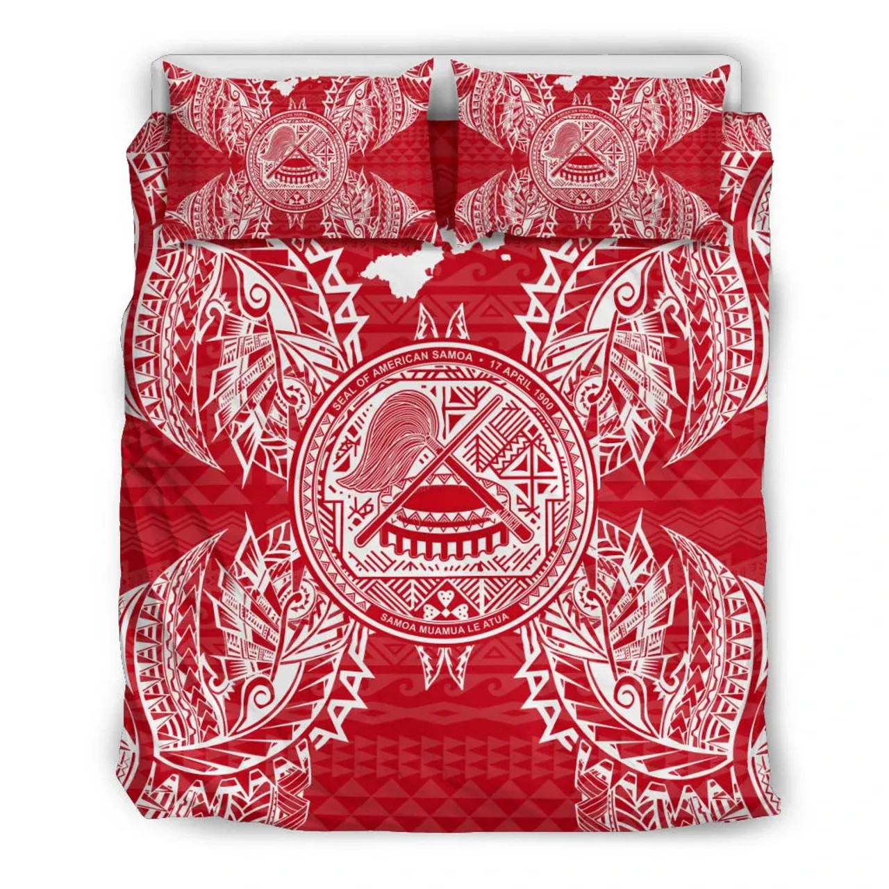 Polynesian Duvet Cover Set - Turtle Duvet Cover Set White4