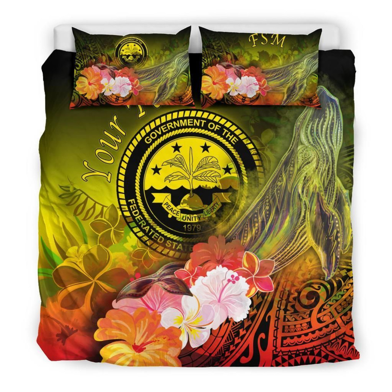 Tonga Polynesian Custom Personalised Bedding Set - Tongan Spirit4