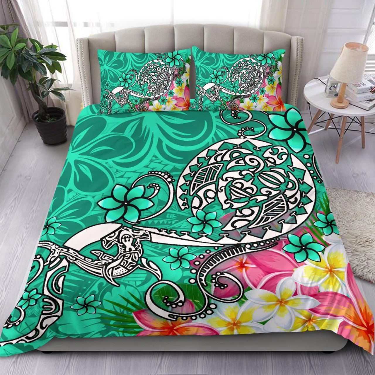 Hawaii Bedding Set - Triangle Polynesian Pattern 5