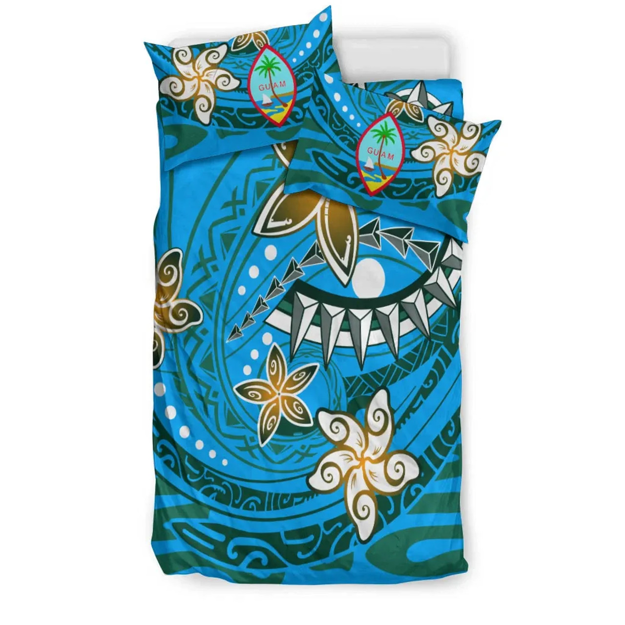 Guam Bedding Set - Spring Style Blue Color 2