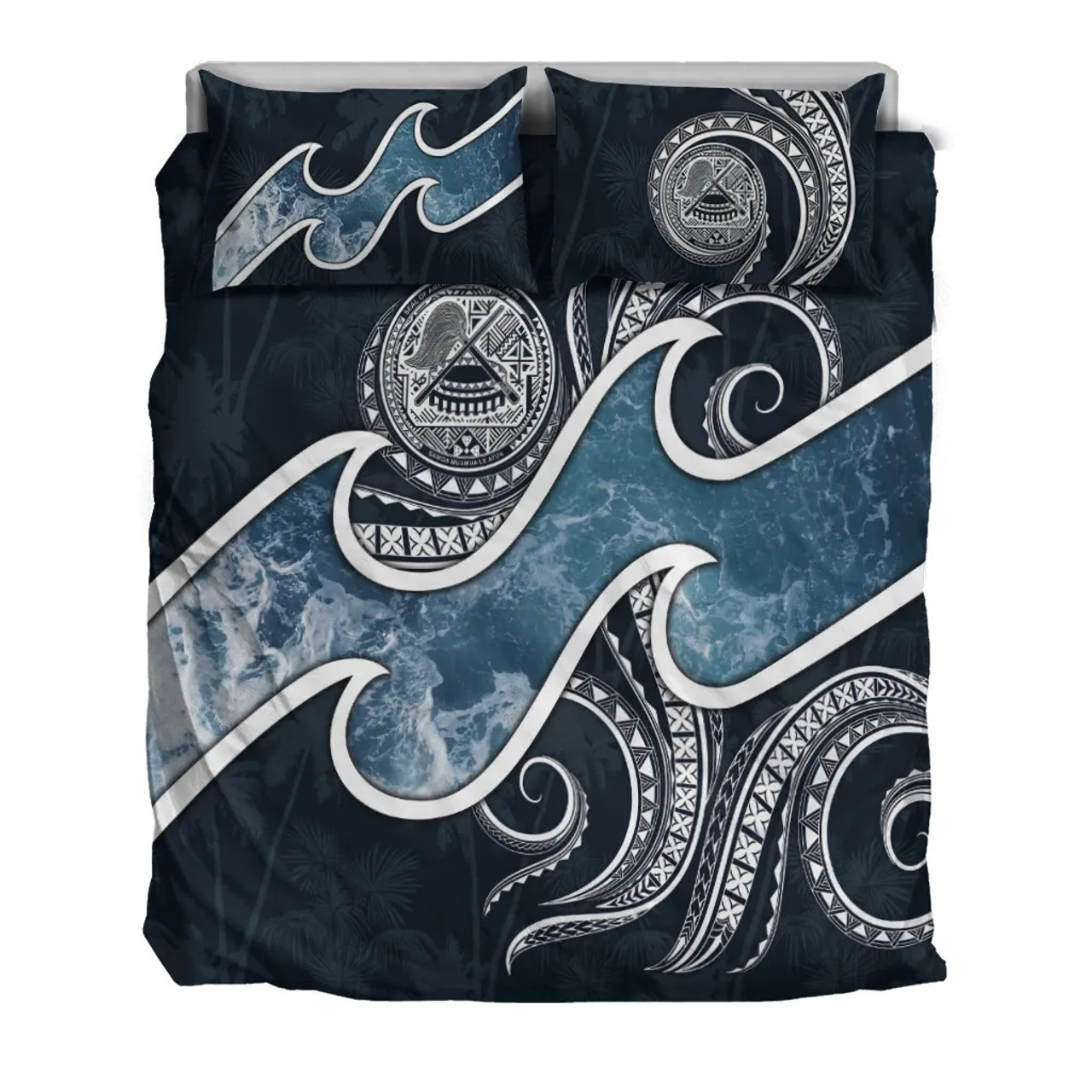 American Samoa Polynesian Bedding Set - Ocean Style 2