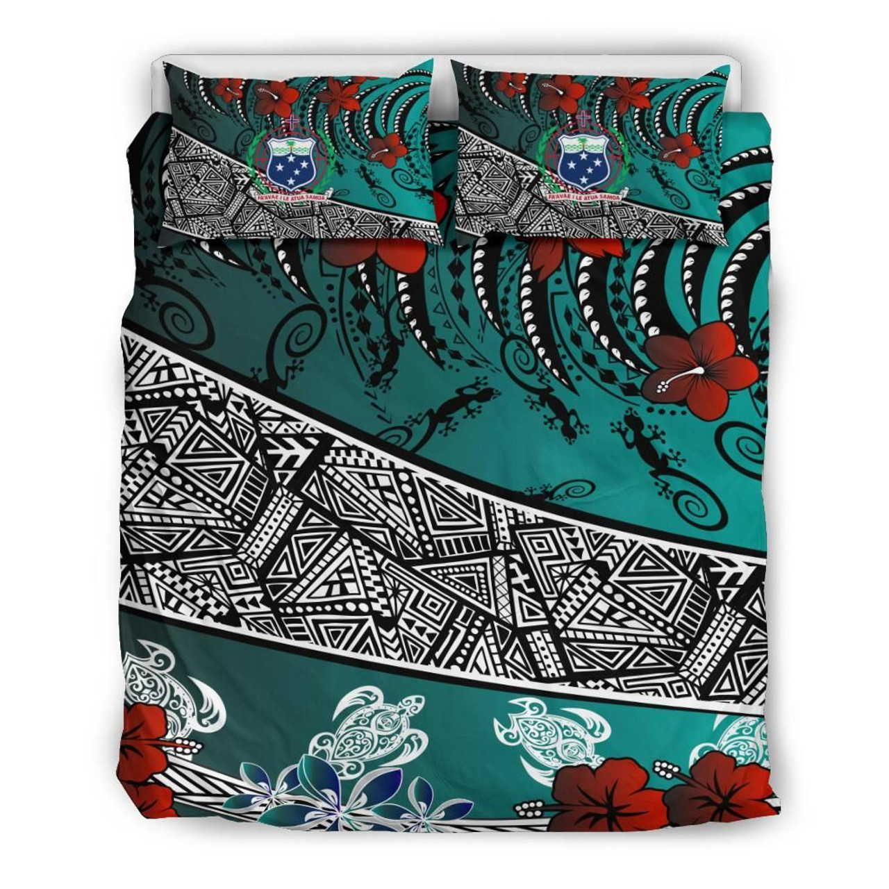 Guam Bedding Set - Vortex Style Red Color 5