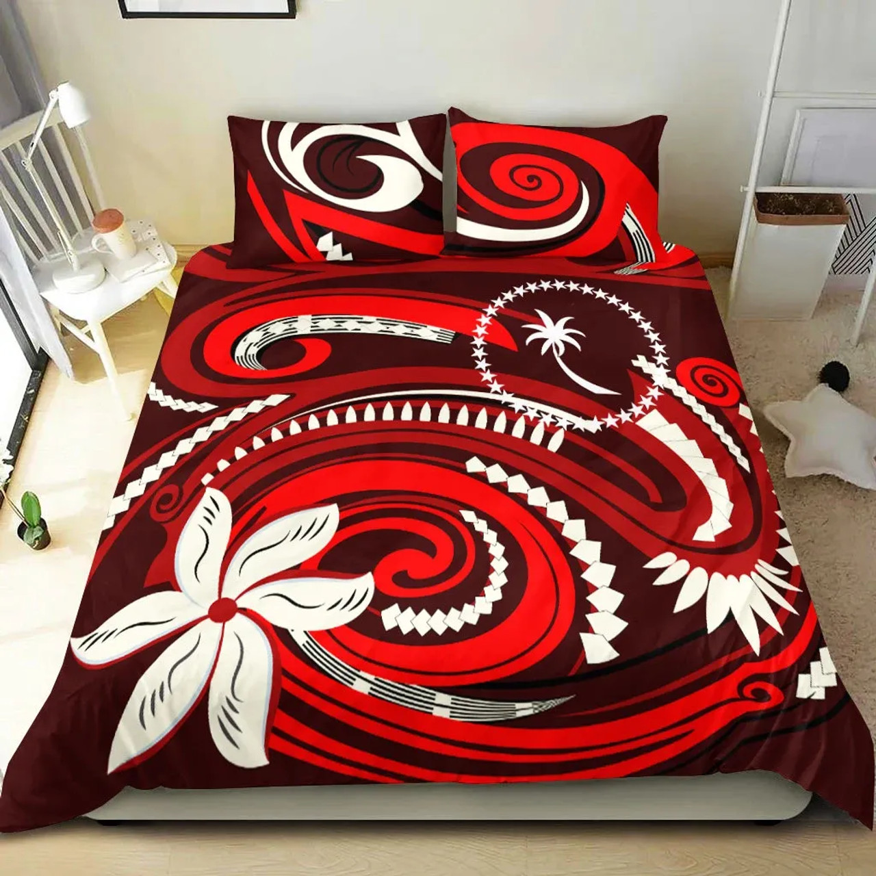 American Samoa Bedding Set - Leaves And Turtles 5